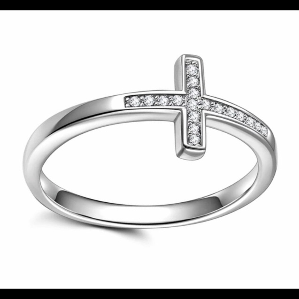 Simple Faith Cross Ring - Picture 4 of 6